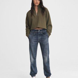 Rag & Bone Miramar jean print jogger sweatpants M